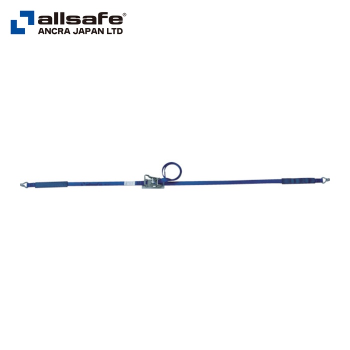 allsafe オールセーフ R3N0.5X4 胴締め荷締機 ラチェット式ナローフック致しかた(中掛け目) (1台) 花・ガーデン・DIY-ベルト荷締機