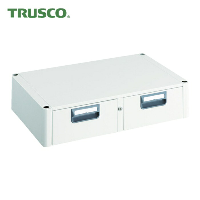 トラスコ TRUSCO ツールワゴン フェニックスワゴン 2列引出 750X500 ホワイト (1台) PEW-75W-W｜工具ランドこだわり館