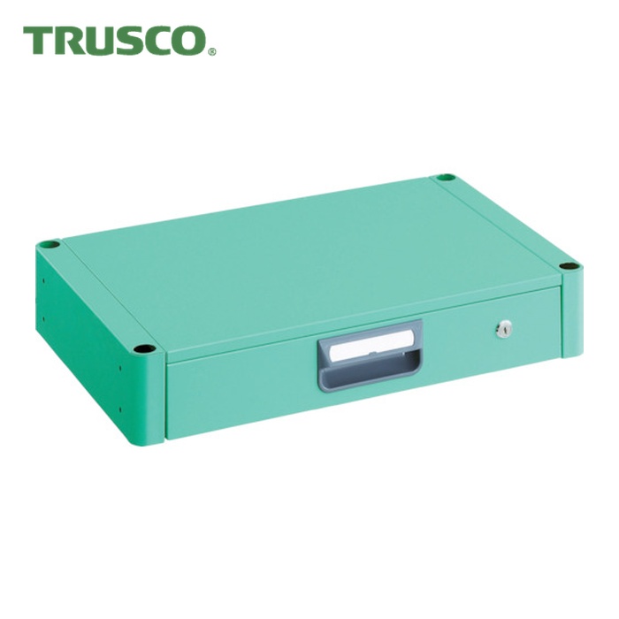 トラスコ TRUSCO 物の具手押し車 アリゾナ州の州都手押し車 薄型1段抽き出し 750X500 若い衆緑であること (1台) PEW-75Z-YG