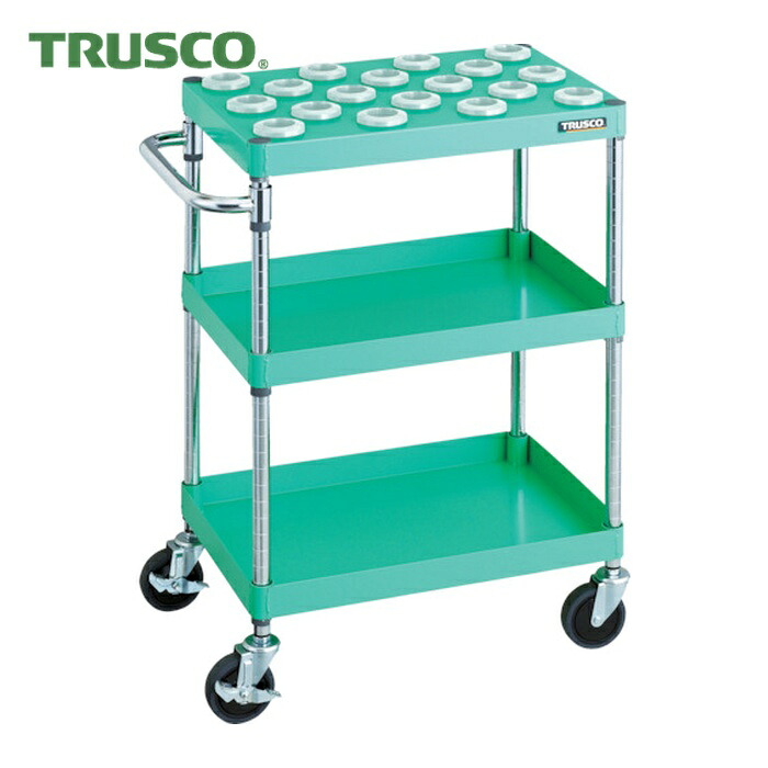 トラスコ TRUSCO ツールワゴン フェニックスワゴン 省音 600X400XH880 NT-40 ヤンググリーン (1台) PEW-TL962B-YG