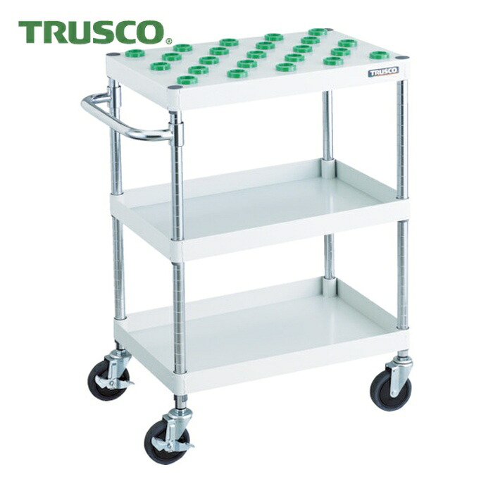 トラスコ TRUSCO ツールワゴン フェニックスワゴン 省音 600X400XH880 BT-30 ホワイト (1台) PEW-TL962C-W｜工具ランドこだわり館