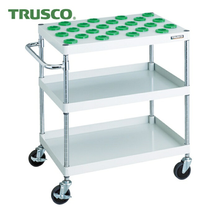 トラスコ TRUSCO ツールワゴン フェニックスワゴン 省音 750X500XH880 NT-40 ホワイト (1台) PEW-TL972B-W 28,463円