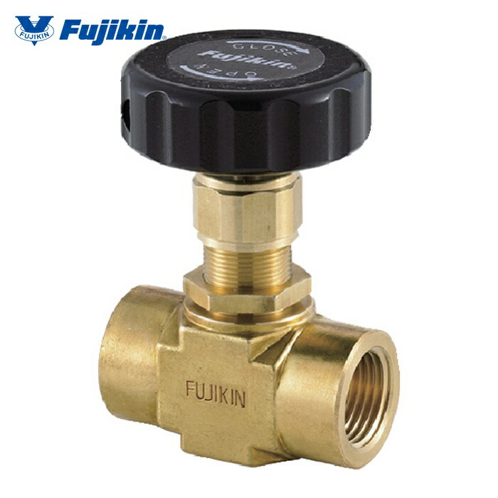フジキン Fujikin PDS-15B-SH-R 黄銅製ニードルバルブ 4.9MPa PDS-15 (1個)
