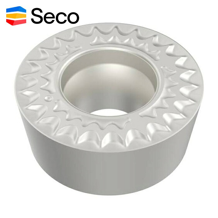 セコ SECO RCMT10T3M0-MF2 (TP2501) 旋削 ISOポジインサート RCMT10T3・MF2 (10個)