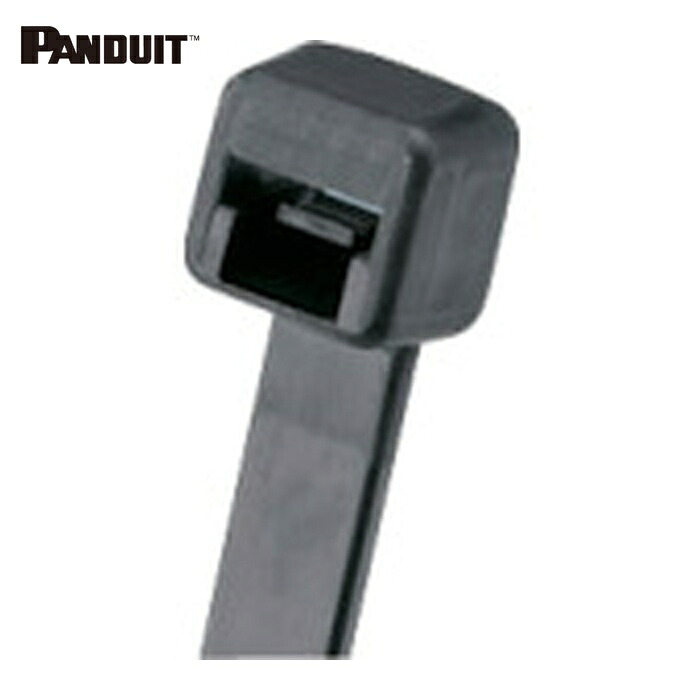 パンドウイット PANDUIT PLT3H-TL30 ナイロン結束バンド 耐熱性黒 (250本入) (1袋)