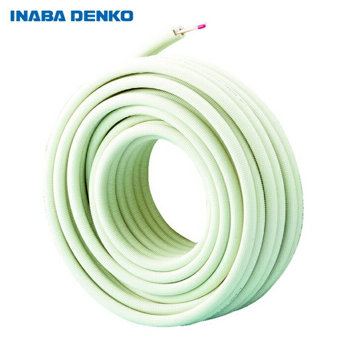 楽天市場】因幡電工 エアコン配管用被覆銅管 ペアコイル 保温材厚8