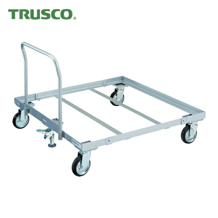 トラスコ TRUSCO 調色板手押し車 1100x1100 手持ち部分付 S付 (1台) PLK-05-1111HS