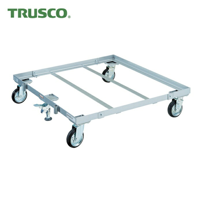 トラスコ TRUSCO パレット台車 1100x1100 S付 (1台) PLK-05-1111S