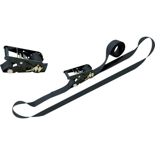 シライ 東レ RN50LB6 ベルトラッシング(ラチェットバックル式) ベルタイト[[R上]] JIS免許品 黒 エンお召しもの形 (1本) 花・ガーデン・DIY-DIY・工具