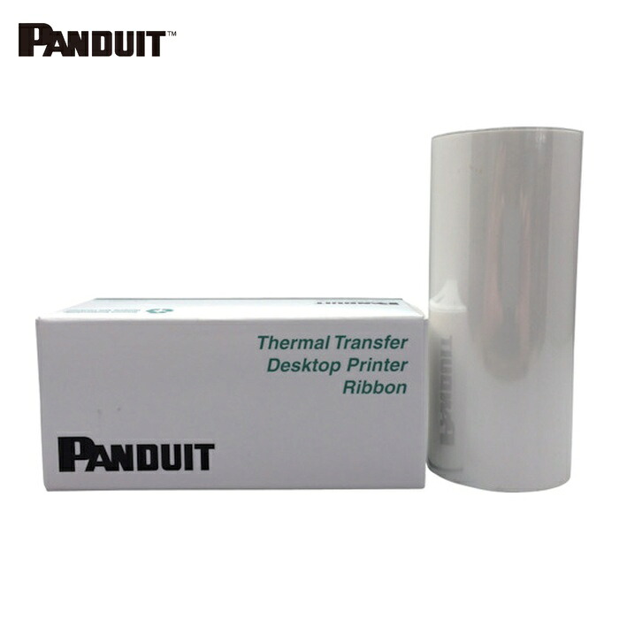 パンドウイット PANDUIT RMER2WH 熱転写印刷工用インクリボン レジン 白 (1個)