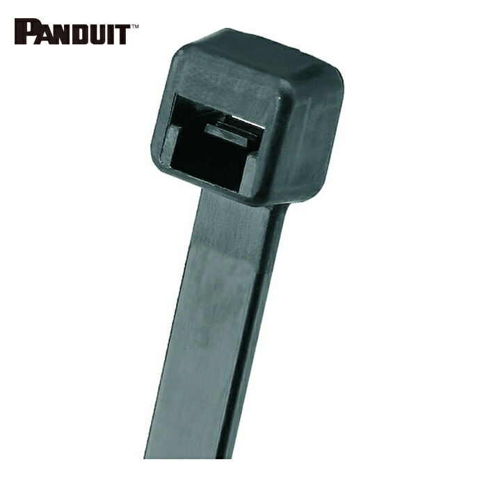 パンドウイット PANDUIT PLT1M-M60 ナイロン結束バンド 難燃性黒 (1000本入) (1袋)