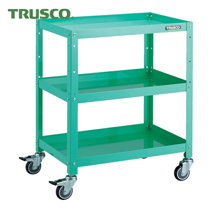 トラスコ TRUSCO 物の具手押し車 ラビットワゴン 600X400 ウレタン拷問台 若い衆緑であること (1台) RBW-763U YG