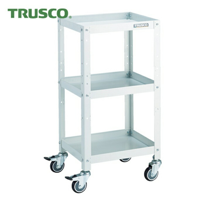 トラスコ TRUSCO 物の具手押し車 ラビットワゴン 400X350 ウレタン拷問台 白いこと (1台) RBW-843U W