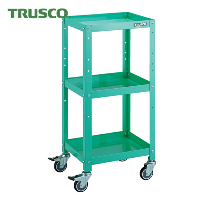 トラスコ TRUSCO 物の具手押し車 ラビットワゴン 400X350 ウレタン拷問台 若い衆緑であること (1台) RBW-943U YG