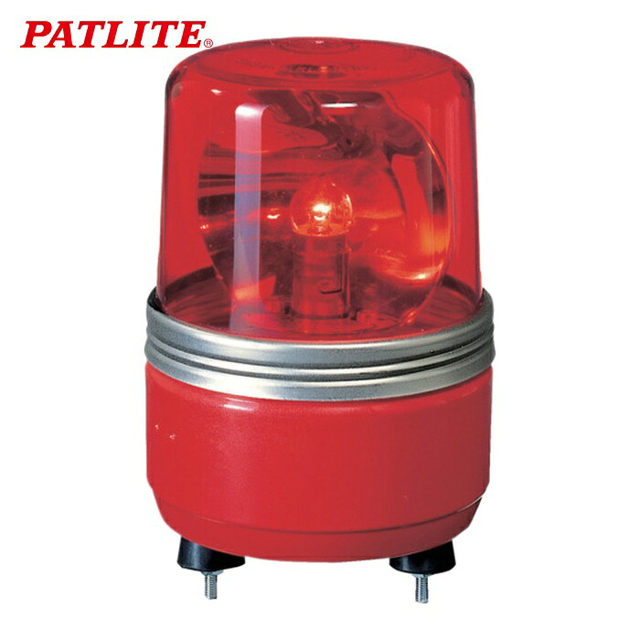 パトライト PATLITE SKH-12EA-R SKH-EA型 小型回転灯 Φ100 色:赤 (1台) 12,038円