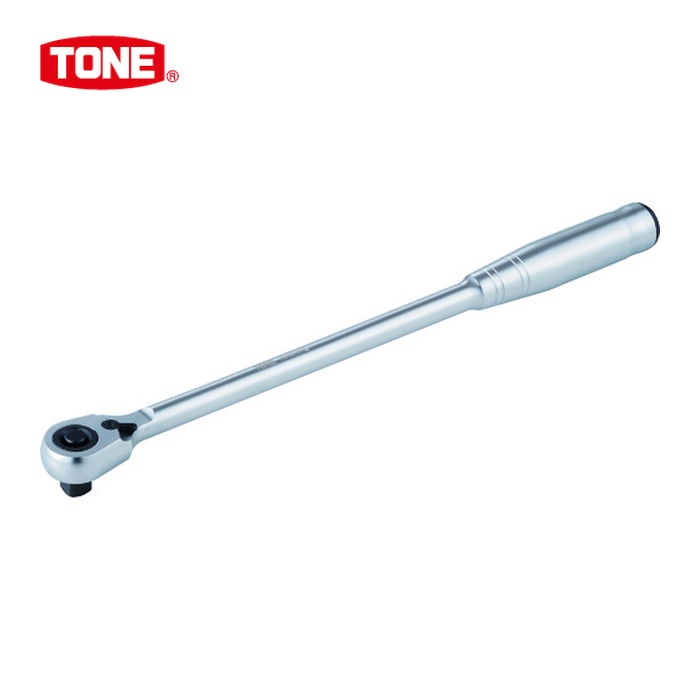 TONE トネ RH3HWL ロングラチェットハンドル(中空・ホールドタイプ) 歯数72枚 差込角9.5mm 全長375mm (1個)