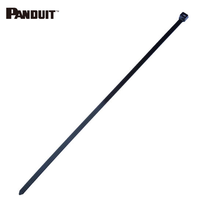 パンドウイット PANDUIT PLT4H-TL0/147 ナイロン結束バンド フレキシブルタイプ 7.6×368×1.5 耐候性タイプ 黒 250本入 (1袋)|工具ランドこだわり館