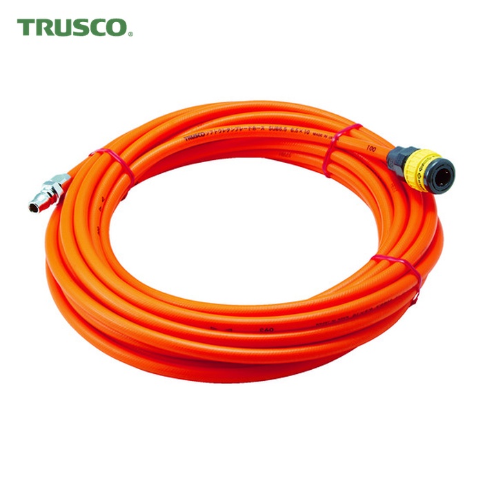 トラスコ TRUSCO ソフトウレタンブレードホース 6.5X10粍 カップリング付 (1巻) SUB-6.5-20A 電動・エア工具用アクセサリー-DIY・工具