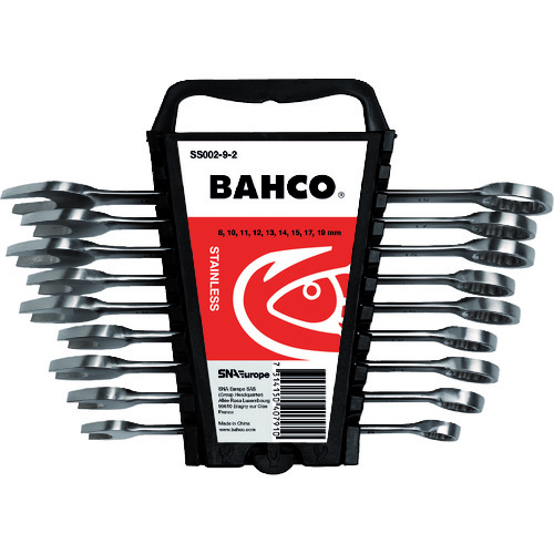 バーコ BAHCO SS002-9-2 ステンレス鋼製ズボン下鍵9本仕掛ける 粍大きさ (1S)