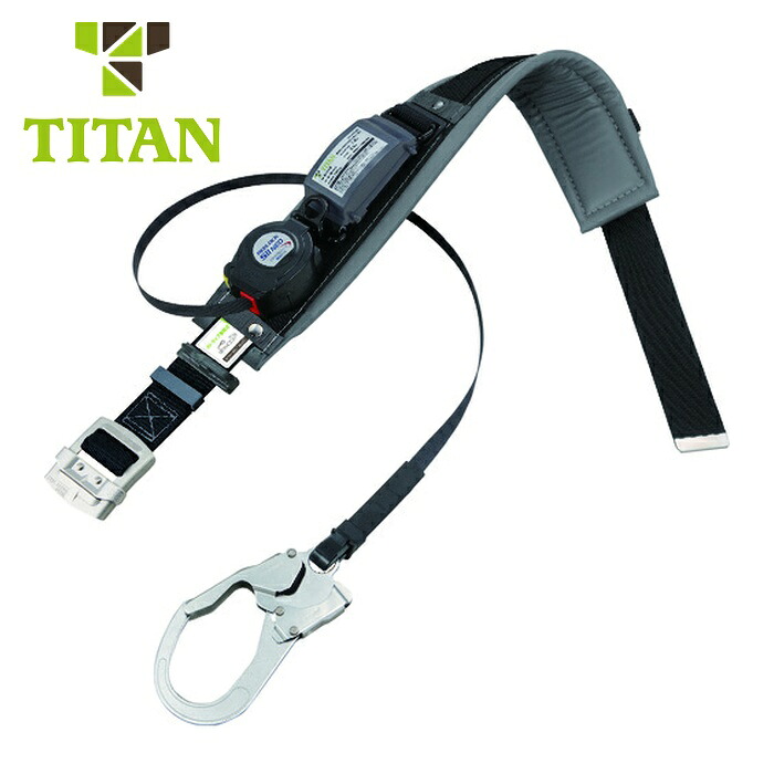 タイタン TITAN REELOCK S2NEOライト ロック装置付巻取器式胴ベルト ブラック PRO補助ベルト付 (1本) SLN505-PRO-BL