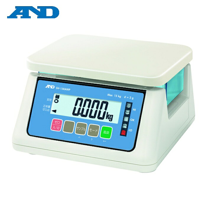 A&D エーアンドディ SH-15KAWP 防塵・防水はかり SH-15KAWP (1台)