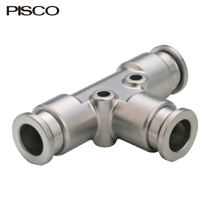 PISCO ピスコ SSPE10 耐腐蝕用SUS316ワンタッチ継手 チューブフィッティングSUS316 ユニオンティー (1個)