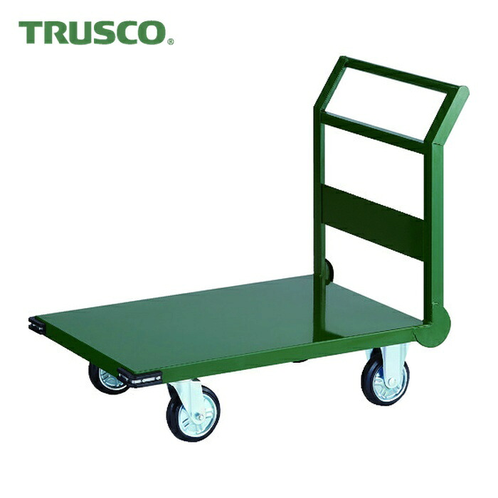 トラスコ TRUSCO 鋼材製持ちはこぶ車 900X600 Φ150押し付ける車 (1台) SH-2N (GN)