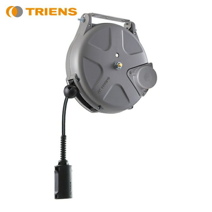 TRIENS 三協木管 SHS-210BASLOW 黒ウレタンエアーホースリール スローモーション 口径6.5mm×10m(黒導管) (1台)