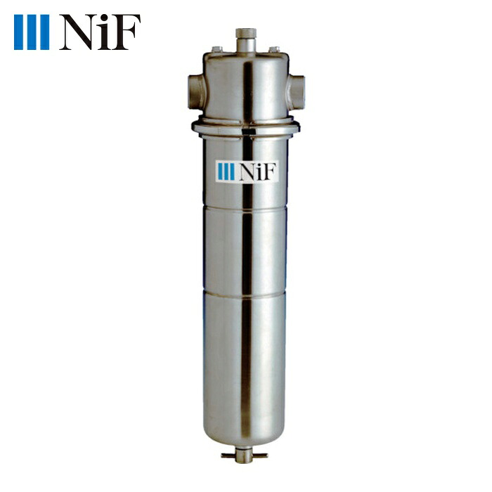 日本フイルター SFH-01N-6-F-6-6 ステンレス鋼製ハウジング SFH-01N-6-F-6-6 250粍1本用 O輪っかFKM (1台)