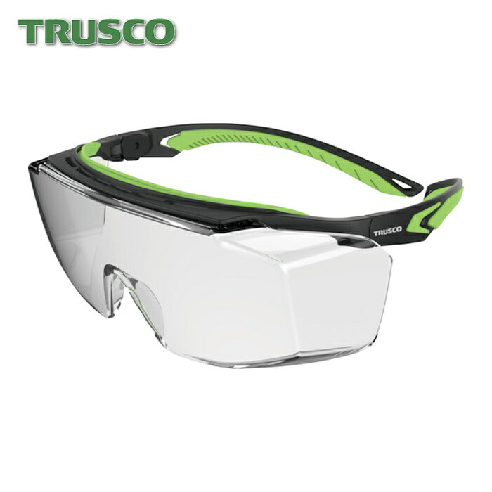 トラスコ TRUSCO まとめ買い 一眼型オーバーセーフティグラス(JIS規格品・ひさし付きタイプ)10個 (1組) SS2027X10P
