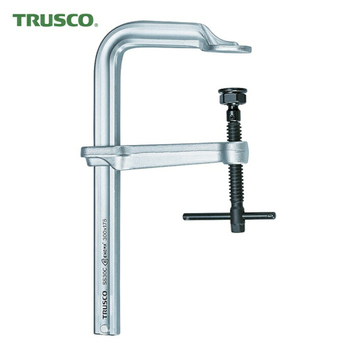 TRUSCO エホマL型クランプ(豪然たる型)百貨店甚だしい印字機 (1丁) SS40C