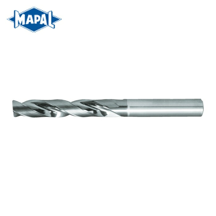 マパール MAPAL SCD231-0400-2-4-180HA05-HP230 超硬コーティングドリル MEGA-Drill-180 フラットドリル 内部給油×5D 刃径4mm 溝長36mm 全長74mm シャンク径6mm (1本)