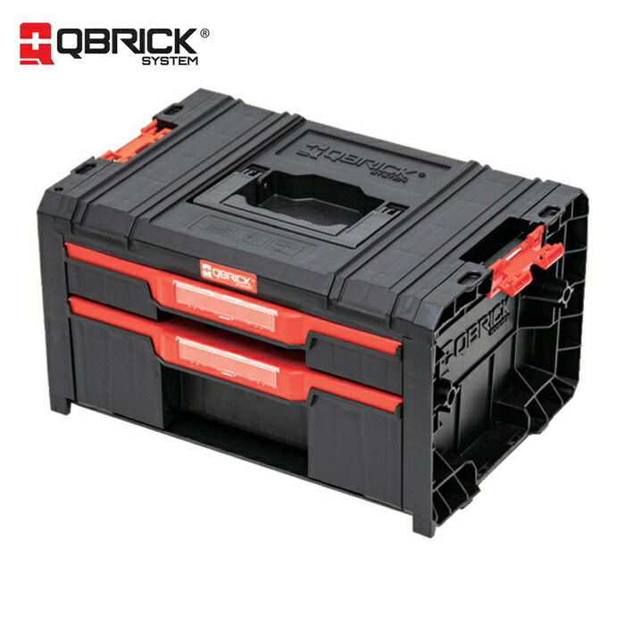 QBRICK パトロール モバイルツールボックス QBRICK PRO 引き出しタイプ(2段) (1個) SKRQPROD2B2CZAPG003