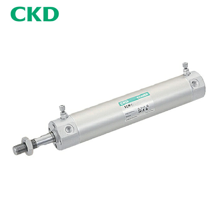 CKD SCM-00-40B-200 エアシリンダ スーパーマイクロシリンダ 基本形 チューブ内径40 ストローク200 RCねじ 両側エアクッション (1個)