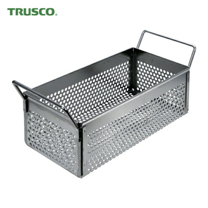 トラスコ TRUSCO ステンレスパンチングボックス 大 362X155X137粍 (1個) SPB03
