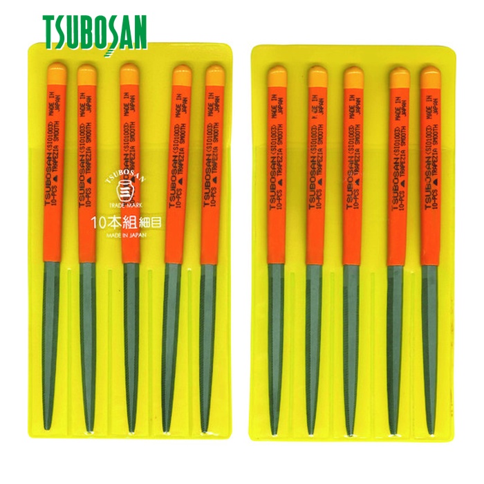 ツボサン TSUBOSAN SI010-03 組ヤスリ 10本組 シノギ 細目 (1S)
