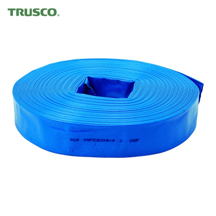 トラスコ TRUSCO PVC送排水用ホース 50mm×100m (1巻) TPVCH-50-100