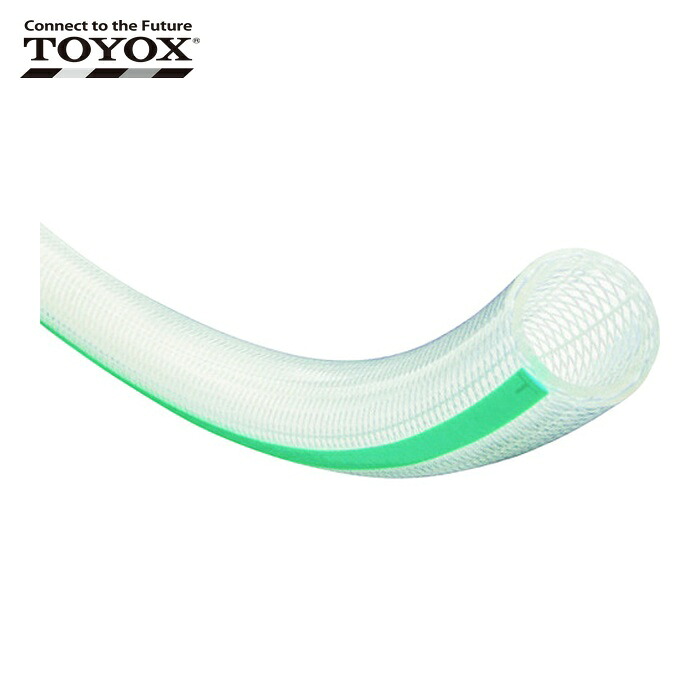 トヨックス TFB-8-10 食品用耐熱 耐圧ホース トヨフーズホース 内径8mm×外径13.5mm 長さ10m TFB-8-10 (1巻)