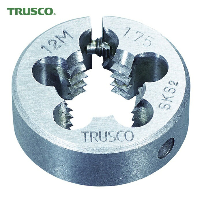 トラスコ TRUSCO 丸ダイス 38径 M12X1.25 (SKS) (1個) T38D-12X1.25