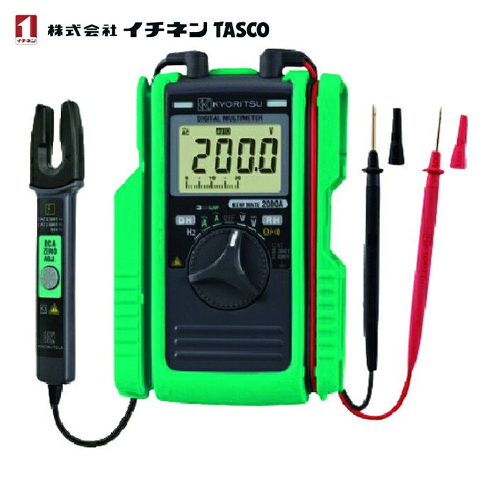 タスコ TA452EJ AC/DCクランプ付デジタルマルチメータ (1台)｜工具ランドこだわり館 9,373円
