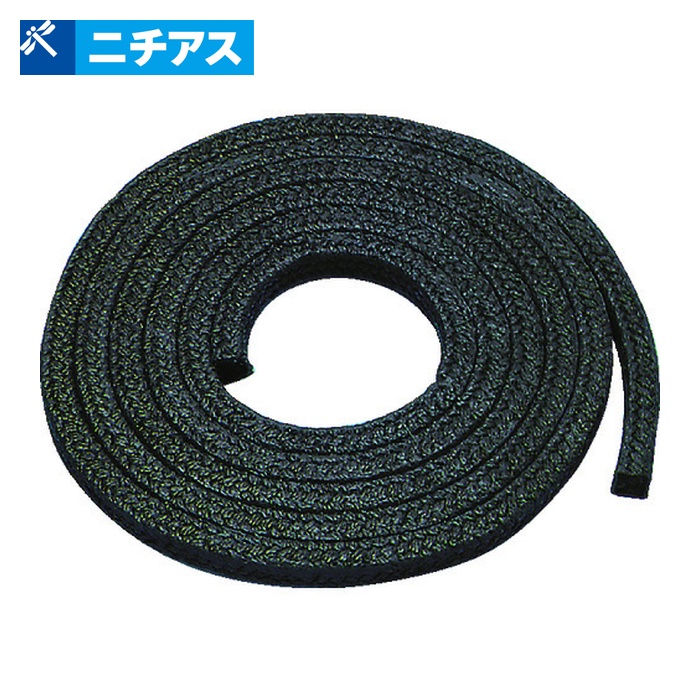 ニチアス TOMBO TOMBO NO.9077-L-11.1 TOMBO No.9077-L ナフロンカーボンファイバーパッキンL □11.1 (1巻)