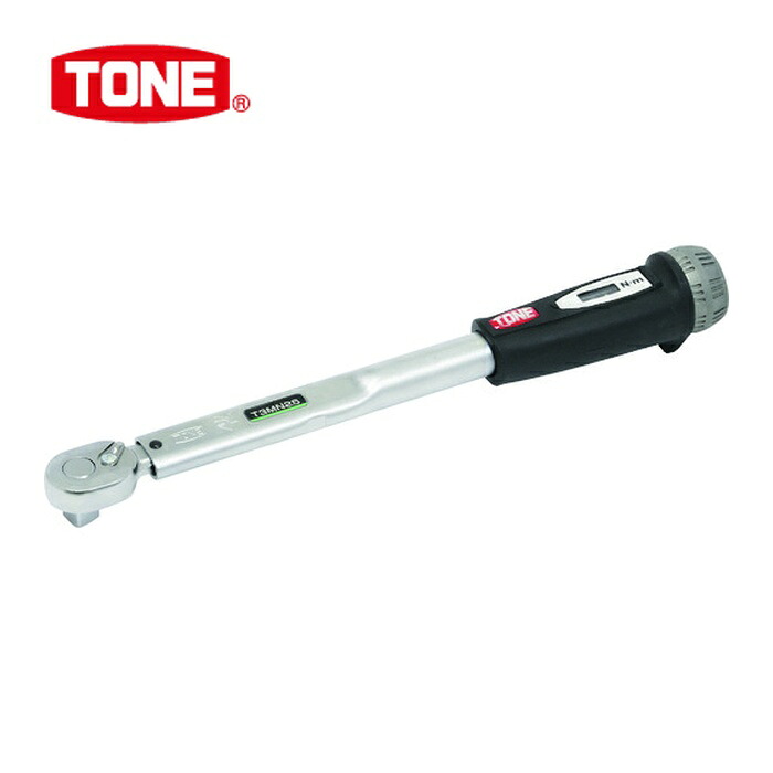 TONE トネ T3MN25 プレセット形トルクレンチ(ダイレクトセットタイプ) トルク調整範囲5~25N・m 最小目盛0.2N・m 差込角9.5mm (1個)