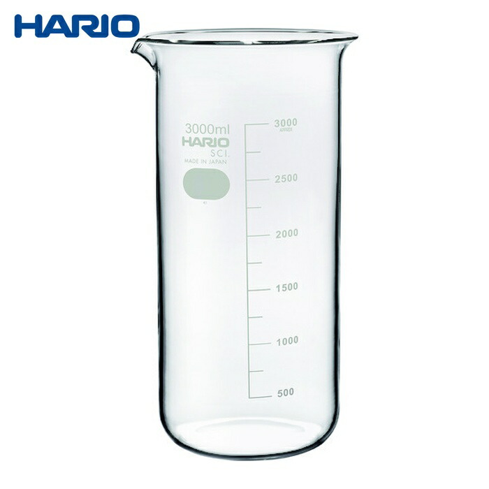 ハリオ HARIO トールビーカー 目安目盛付 3000ml (1個) TB-3L-SCI