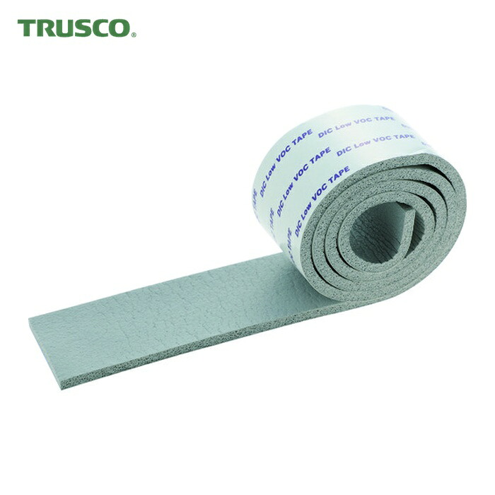 トラスコ TRUSCO タフロングEPDMテープ グレー3mmX75mmX10m (1巻) TAFLG-375-10M