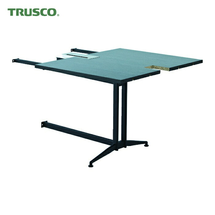 トラスコ TRUSCO T字脚大会議テーブル 増連 W800&times;D1000&times;H720 ダーク (1台) TMTAD-DB｜工具ランドこだわり館