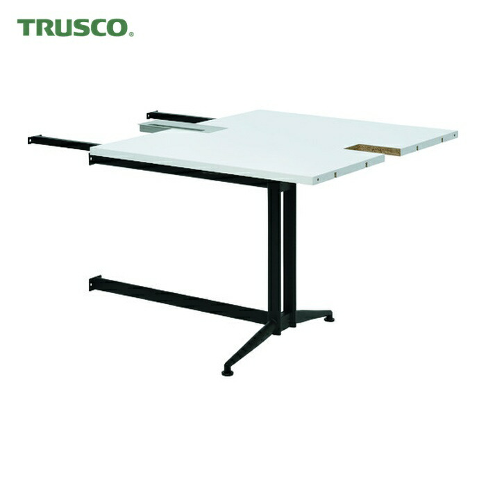トラスコ TRUSCO T字脚大会議テーブル 増連 W800×D1000×H720 ホワイト (1台) TMTAD-W