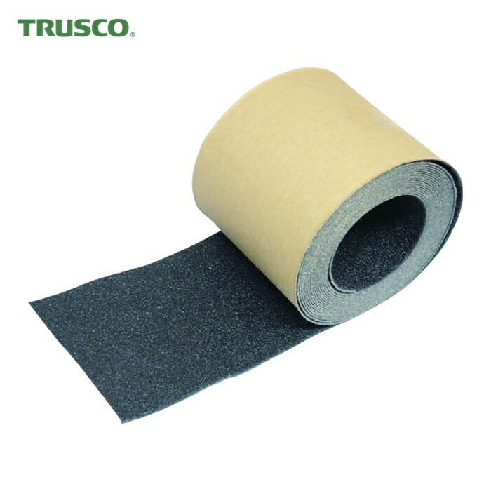 トラスコ TRUSCO ノンスリップテープ 屋外用 100mmX10m 5巻お纏め品 (1箱) TNS10010-5 (BK)