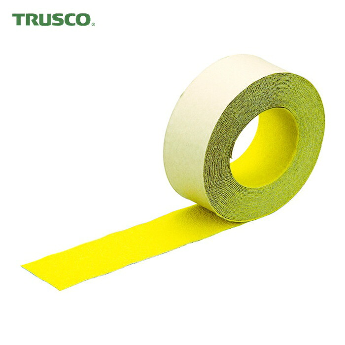 トラスコ TRUSCO ノンスリップテープ 屋外用 50mmX10m 10巻お纏め品 (1箱) TNS5010-10 (Y)