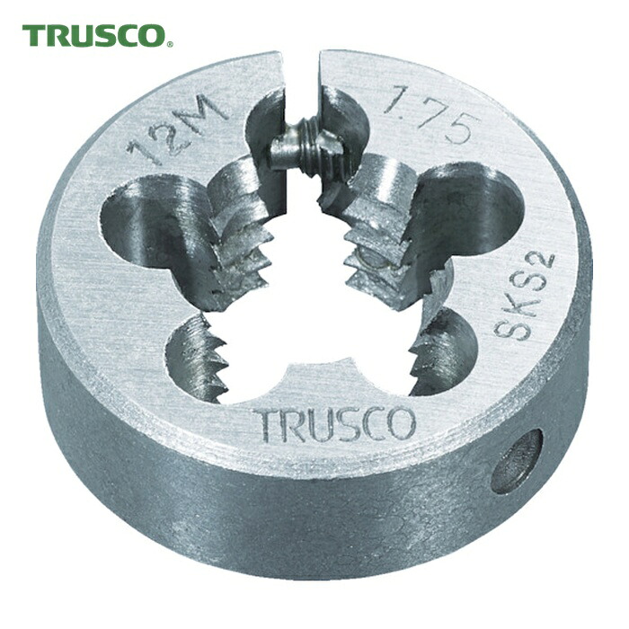 トラスコ TRUSCO 丸ダイス 並目 75径 M36X4.0(SKS) (1個) T75D-36X4.0｜工具ランドこだわり館