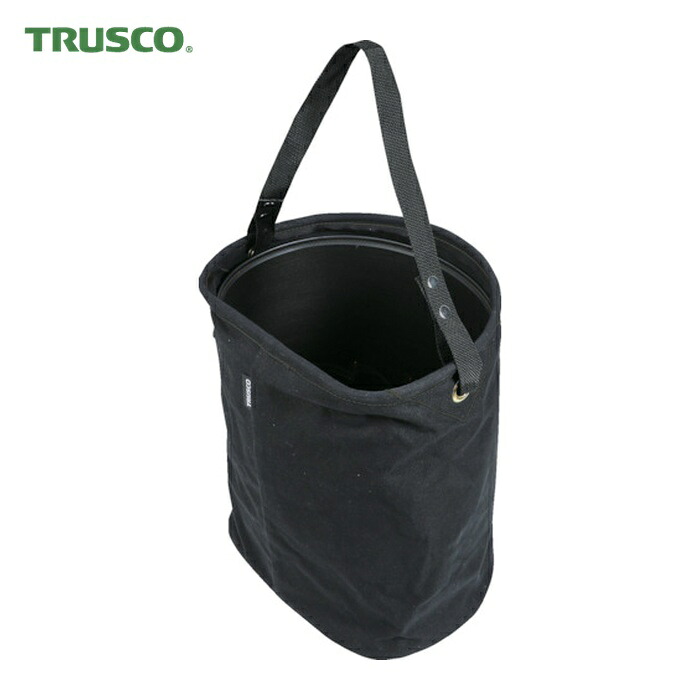 トラスコ TRUSCO D型電工バケツ W263XD220XH250 黒 (1個) TADBD25